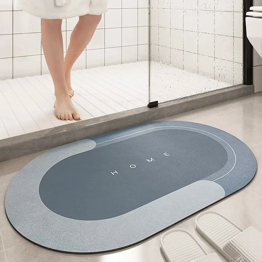 Harmoni ® Su Emici Kaymaz Paspas - Banyo Seti